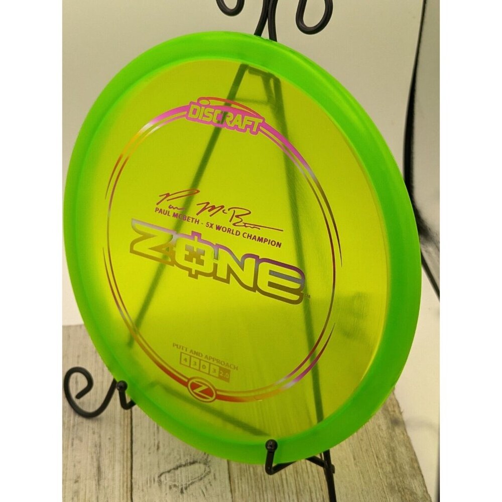 New Discraft McBeth 5X Z Zone Putter Disc Golf Disc 173-174 Grams
